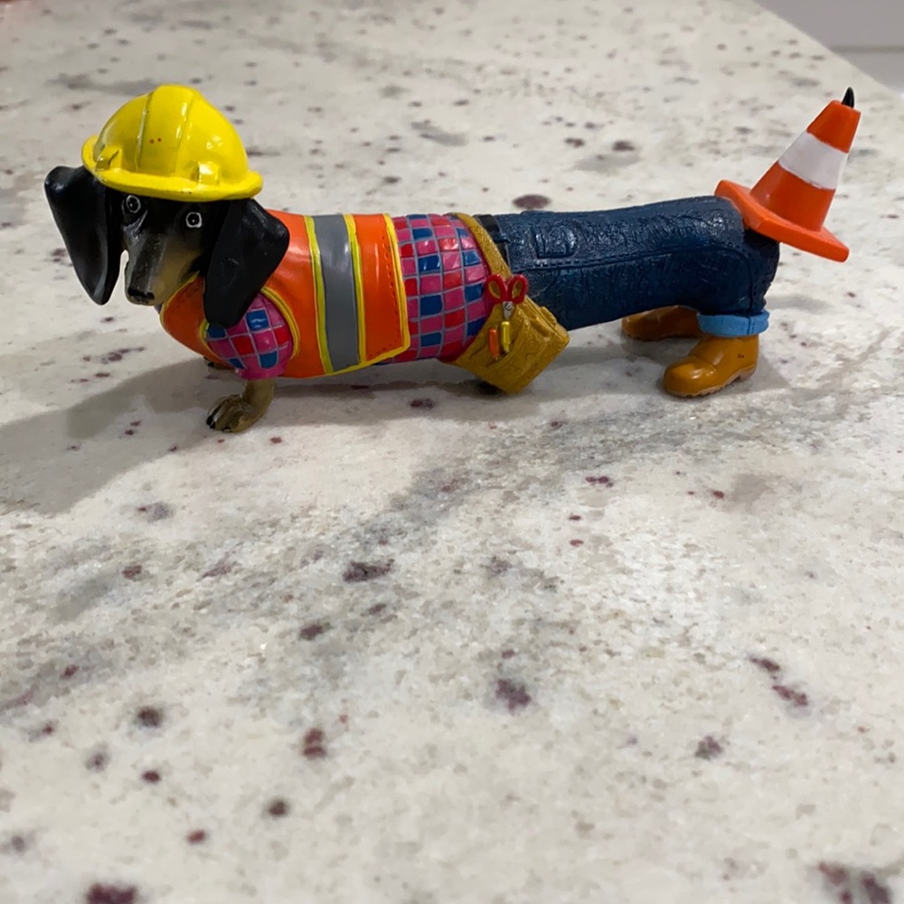 Hot Diggitty Construction Worker Figurine
